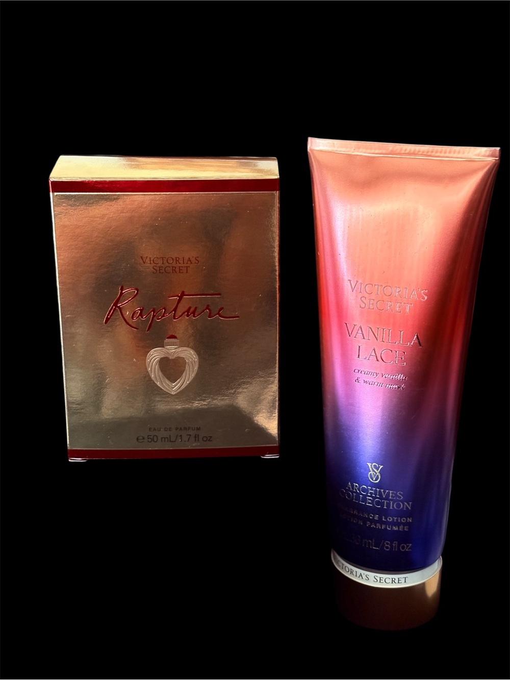 Victoria's Secret RAPTURE & Vanilla Lace Body Cream